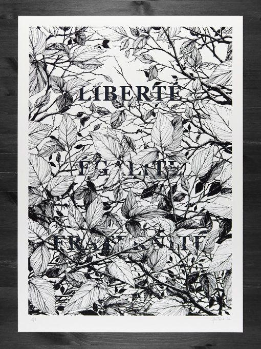 "Etat(s)_LEF"  / black edition - Sérigraphie - 