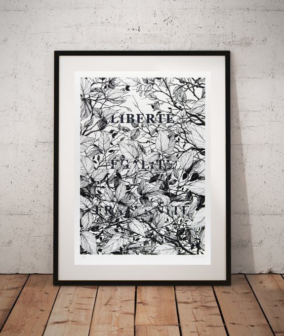 "Etat(s)_LEF"  / black edition - Sérigraphie - 